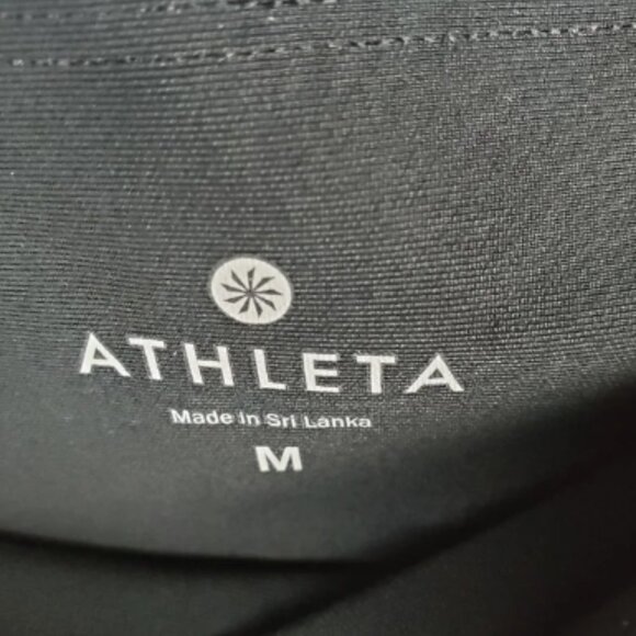 Athleta Leggings Yoga Pants Adult Medium Black Workout Gym Woman’s EUC - Picture 7 of 7